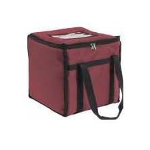 San Jamar FC1212-MRN Insulated Food/Pizza Carrier, Medium, 12" Width x 12" Height x 12" Depth