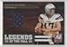 Philip Rivers #35/299 (Football Card) 2011 Donruss Elite - Legends of the Fall - Jerseys [Memorabilia] #19