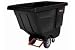 Tools & Hardware : Rubbermaid Light Duty 1 Cu. Yd. Black Tilt Truck