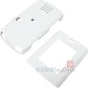 White Rubberized Shield Protector Case w/ Belt Clip for Sidekick Slide