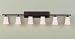 Chrome Eight Light 48" Wide Bathroom Light Fixture