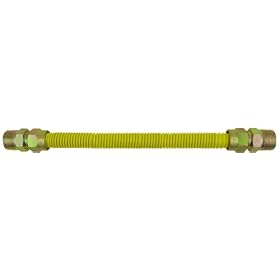 Buy Aviditi 22902AVI Stainless Steel Gas Connector, 1 2-Inch ID 3 4-Inch MIP by 3... by Aviditi now!