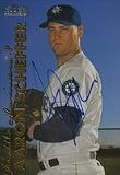 Aaron Scheffer, Seattle Mariners, 1999 Fleer Tradition Autographed Card