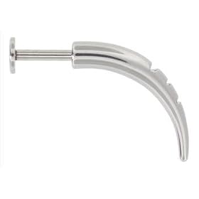Disturbed Labret Lip Ring Notched 14G 5/16"