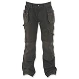 Brand New. Dewalt Low Rise Trousers Metal-zip Holster-pockets Waist 32in Leg 33in Black Ref DWC17/001 33x32