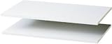 Easy Track RS1436  35-Inch Shelf, White, 2-Pack