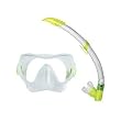 Aqua Lung Sport Combo VisionFlex Midi Snorkel Set - Transparent/Lime