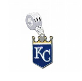 Kansas City Royals Charm with Connector "Classic & Original Style" - Fits: Pandora, Troll, Biagi & More! Perfect For Custom Bracelets, Necklaces and DIY Jewelry at Amazon.com