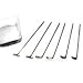 On Par Chrome Golf Club Drink Stirrer Swizzle Sticks