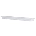 36" Classic White Wood Shelf