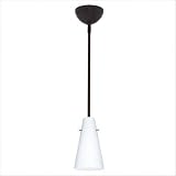 Besa Lighting 1TC-4124 Cierro One Light Stem-Mount Pendant with Dome Canopy