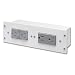 Electronics : Leviton Structured Media AC Power Non-Surge Module (two duplex grey receptacles)