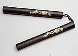 Black Corded Nunchucks with Padded Foam Handles BLACK