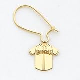 14K Washington Nationals Jersey Kidney Wire Earrings