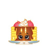 2014 SHOPKINS FIGURES (SERIES 2) - PAMELA PANCAKE #060 (ULTRA RARE)