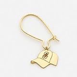 14K Seattle Mariners Cap Kidney Wire Earrings