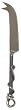 Decorative Cheese Knife with Black Vine Handle Set / 2