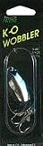 ACME K.O. Wobbler Spoons Size: 3/4 oz. (680); Color: Nickel/Neon Blue (NNB)
