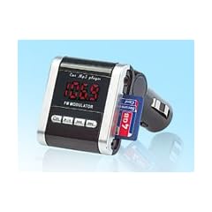 auvisio Stereo-FM-Transmitter f�r MP3-Musik von USB- & SD-Card Slot