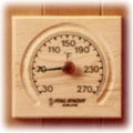 Sauna Accessories - Thermometer with Carved Groove ACCES-FIN-0301K