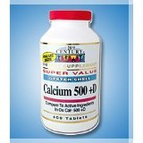 Calcium 500 Oyster Shell - 400 Tablets