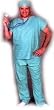 Plus Size Doctor Costume Scrubs (See Color Notes. Accessories not included)