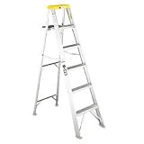Buy #428 Aluminum Step Ladder, 8 Foot, ANSI Type II (DADD221208SBX) Category: Aluminum... by Davidson®