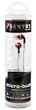 EARBUDS SILICON W/PADS & POUCH RED