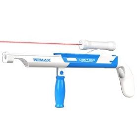 Rifle Light Gun for Wii Remote and Nunchuk Controllers w/Laser Sight