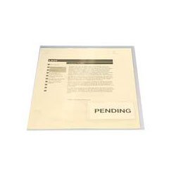 Project Folder with Single Pocket, Letter, 10/PK, Transparent (LIO49120CR) Category: File Jackets