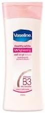 Vaseline Healthy White Skin Lightening Lotion with Active Whitening System - Lighter Skin in 2 Weeks- 250ml X 2 Pack