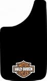 PlastiColor Splash Guard Mud FlapsBlackHarley-Davidson Bar & Shield Logo | 1 Pair | 19L x 11W