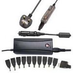 Targus Home/Office & Car / Plane Laptop Power Adapter & Digital Accessory Powering System - Power adapter - AC / car / airplane - Europe