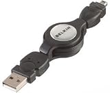 Belkin Cable USB Retractable A Vers Minib 4 Pin.0,80M.Sous Blister