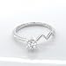 0.25 Carat Round Diamond Engagement Ring in 18ct Solid White Gold