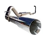 MBRP S6206409 T409 Stainless Steel Turbo Back Single Side Exit Exhaust System