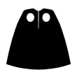 Cape (Black) - LEGO Minifigure Accessory Cape (Black) - LEGO Minifigure Accessory