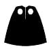 Cape (Black) - LEGO Minifigure Accessory