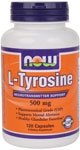 Now Foods L-Tyrosine 500mg, 120-Capsules