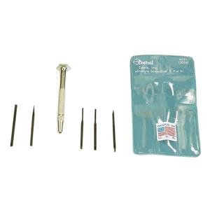Central Tools 6551 6 Piece Miniature Screwdriver Set with Awl by Central Tools