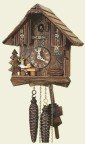 1103/10 1-Day Wooden Cuckoo Clock by Schneider