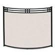 Pilgrim Screen - Matte Black Wrought Iron - Wrought Iron