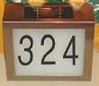 SOLAR HOUSE NUMBER - STAINLESS STEEL