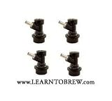 4 Pair Ball Lock Disconnects for Corny Kegs 4 Gas 4 Liquid