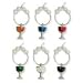 Colored Wine Glass My Glass Charms - Set of 6