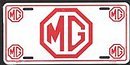 MG License Plate