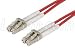 50/125 Colored Fiber Optic Duplex Cables with LC, SC and ST Connectors