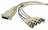 Cable, Macintosh Monitor, DB15M to 4 BNC, 6'