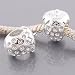 1 x Silver Plated Strawberry Charm Bead for Pandora/Troll/Chamilia Style Charm Bracelet