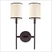 622-PN - Hudson Valley Aberdeen 2-Light Wall Sconce in Polished Nickel
